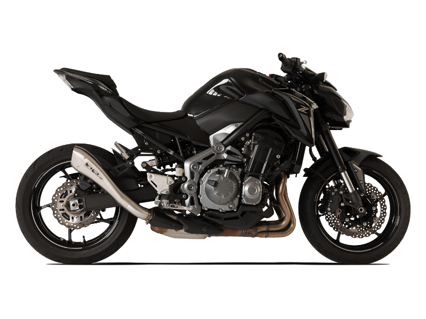 HP CORSE Kawasaki Z900 (17/19) Slip-on Exhaust "Hydroform Satin" (EU homologated)