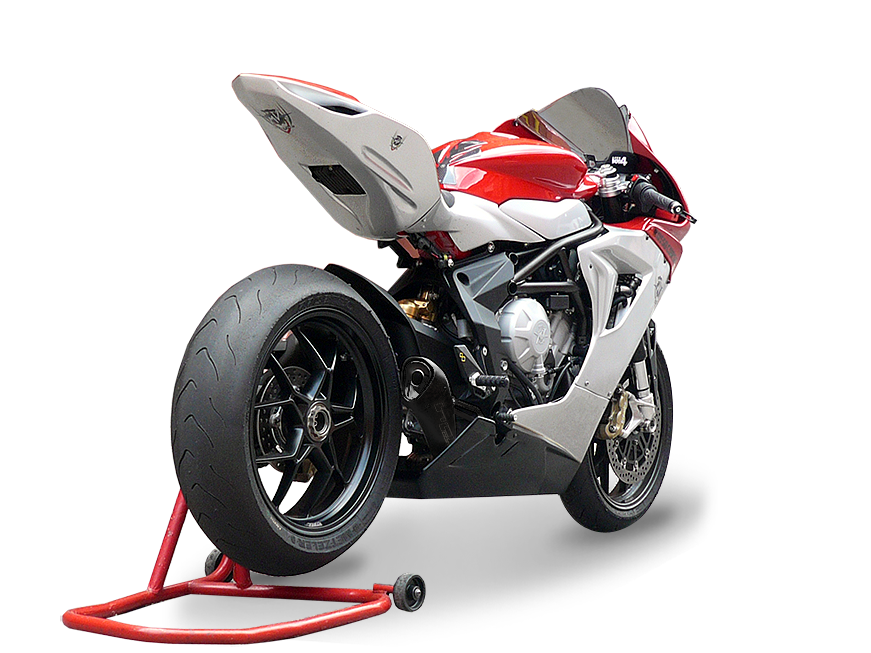 HP CORSE MV Agusta F3 Slip-on Exhaust "Hydroform Black" (EU homologated)