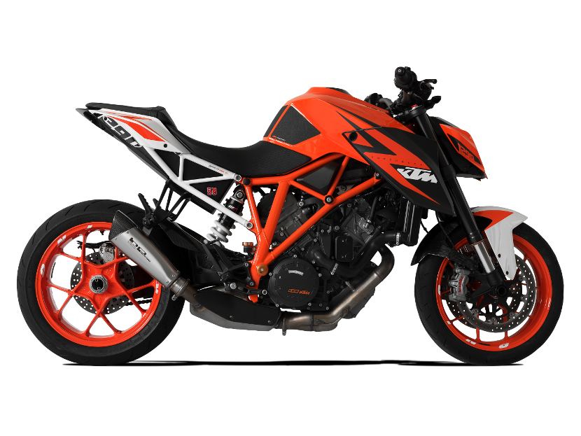 HP CORSE KTM 1290 Super Duke R (14/16) Slip-on Exhaust "Evoxtreme Satin" (racing)