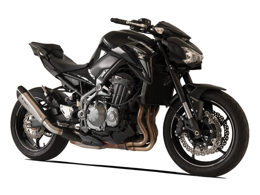 HP CORSE Kawasaki Z900 (17/19) Slip-on Exhaust "Evoxtreme Satin" (EU homologated)