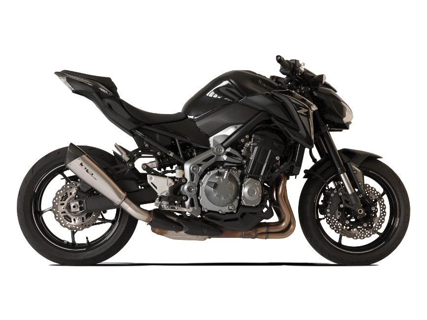 HP CORSE Kawasaki Z900 (17/19) Slip-on Exhaust "Evoxtreme Satin" (EU homologated)