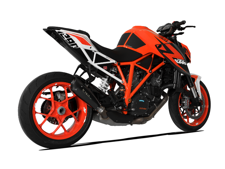 HP CORSE KTM 1290 Super Duke R (14/16) Slip-on Exhaust "Evoxtreme Black" (racing)