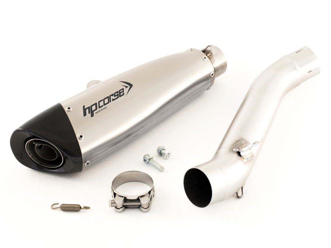 HP CORSE Aprilia Tuono V4 (11/14) Slip-on Exhaust "Evoxtreme 310 Satin" (EU homologated)