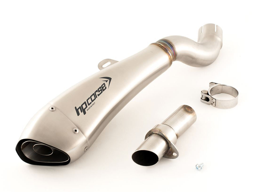 HP CORSE Aprilia Tuono V4 (11/14) Slip-on Exhaust "Hydroform Satin" (EU homologated)