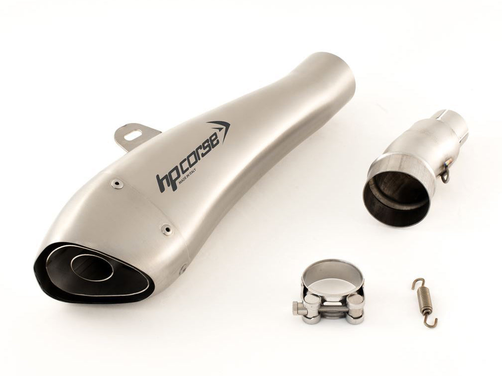 HP CORSE Honda NC700 / NC750 Slip-on Exhaust "Hydroform Satin" (racing only)