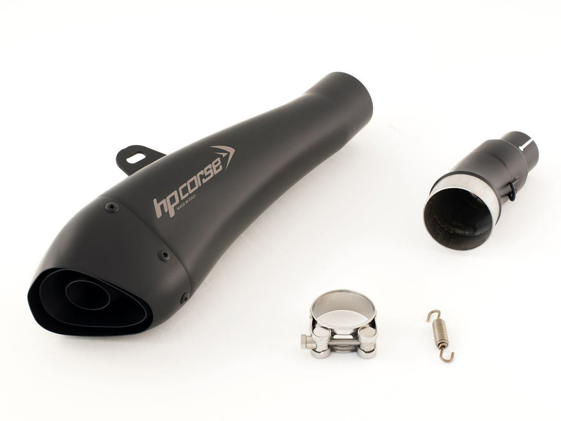 HP CORSE Honda NC700 / NC750 Slip-on Exhaust "Hydroform Black" (racing only)