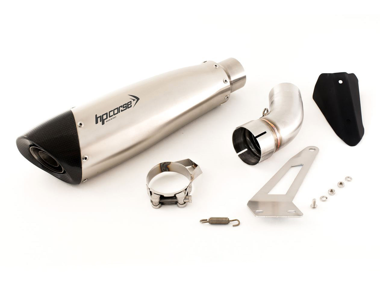 HP CORSE Kawasaki Z900 (17/19) Slip-on Exhaust "Evoxtreme Satin" (EU homologated)