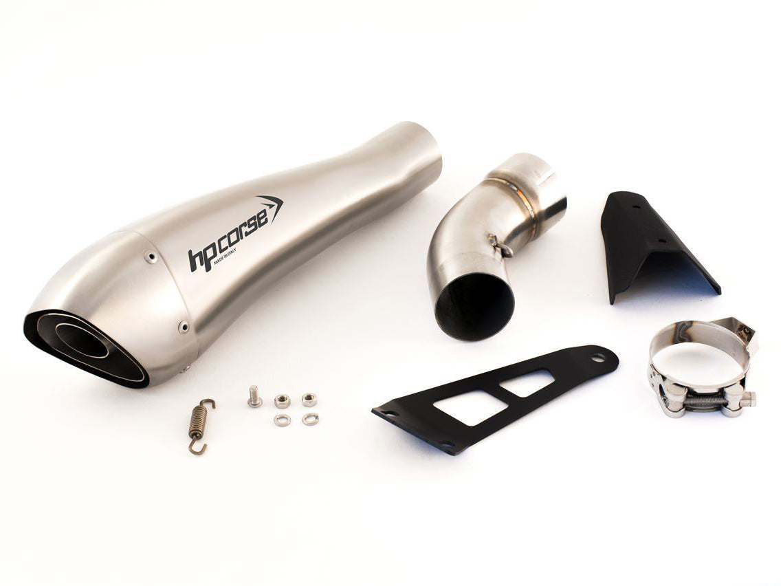 HP CORSE Kawasaki Z900 (17/19) Slip-on Exhaust "Hydroform Satin" (EU homologated)