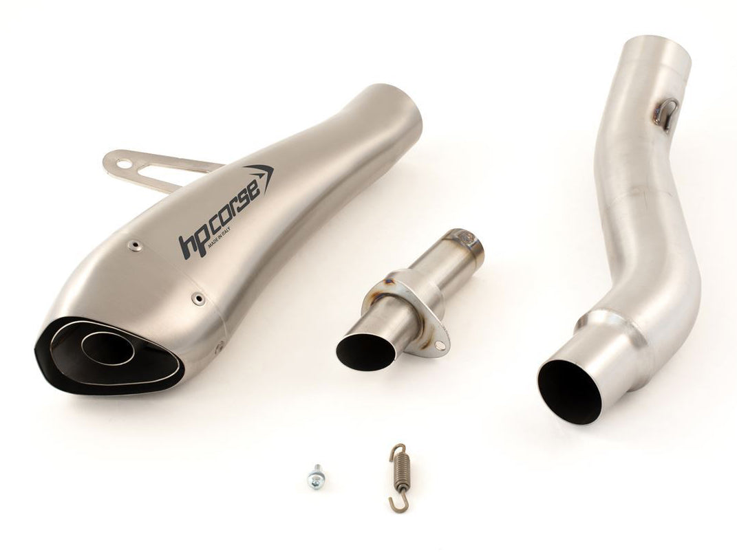 HP CORSE Kawasaki Z800/E Slip-on Exhaust "Hydroform Satin" (EU homologated)