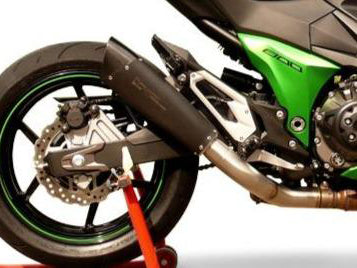 HP CORSE Kawasaki Z800/E Slip-on Exhaust "Evoxtreme Black" (EU homologated)