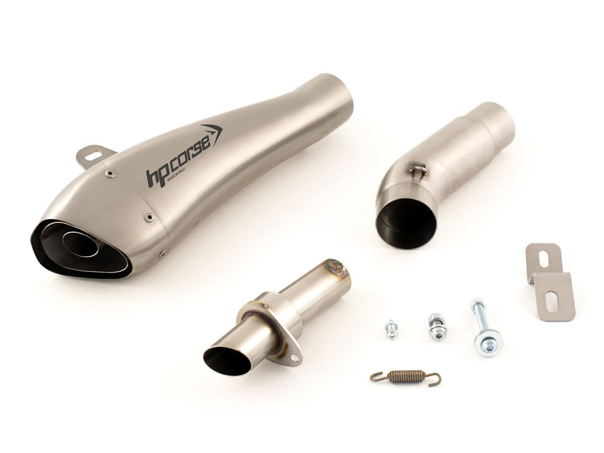 HP CORSE Kawasaki Z750 (07/12) Slip-on Exhaust "Hydroform Satin" (EU homologated)