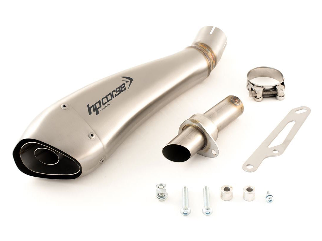 HP CORSE Kawasaki Z750 (04/06) Slip-on Exhaust "Hydroform Satin" (EU homologated)