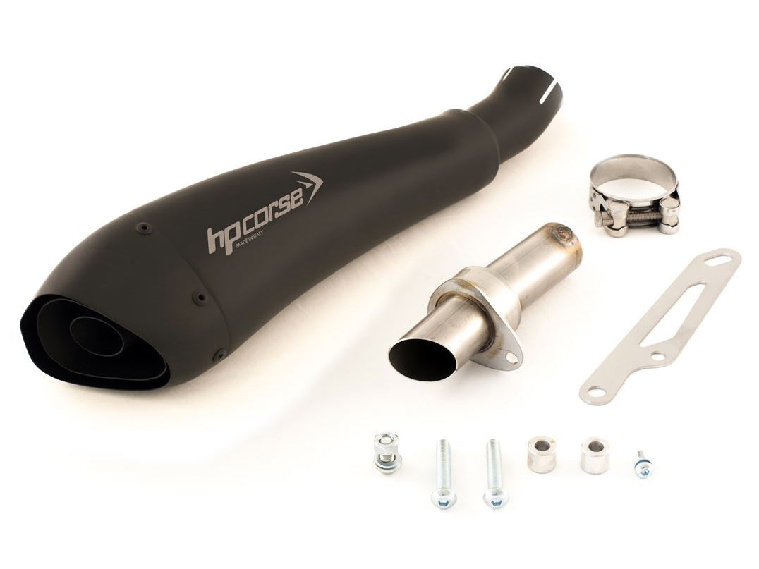 HP CORSE Kawasaki Z750 (04/06) Slip-on Exhaust "Hydroform Black" (EU homologated)