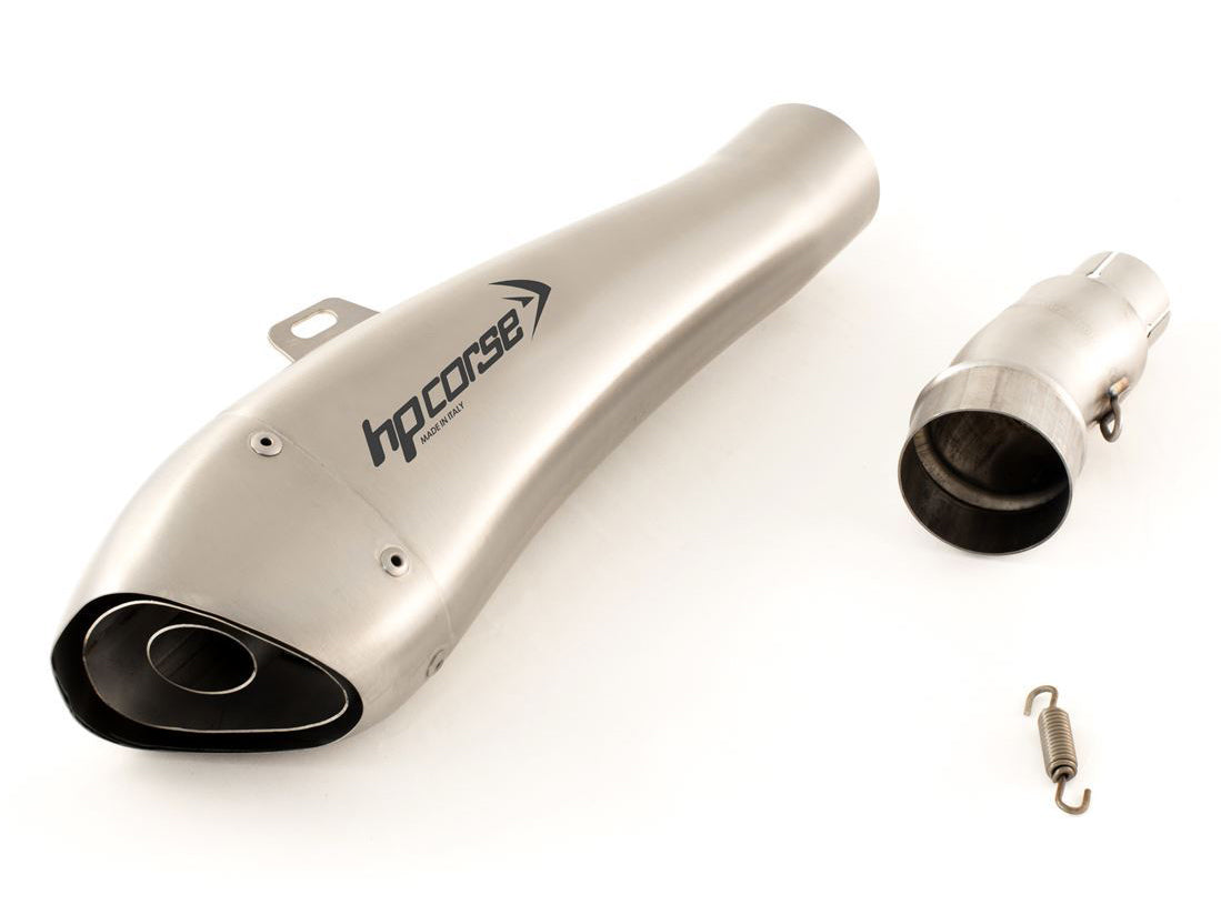 HP CORSE Kawasaki ZX-6R (09/15) Slip-on Exhaust "Hydroform Satin" (EU homologated)