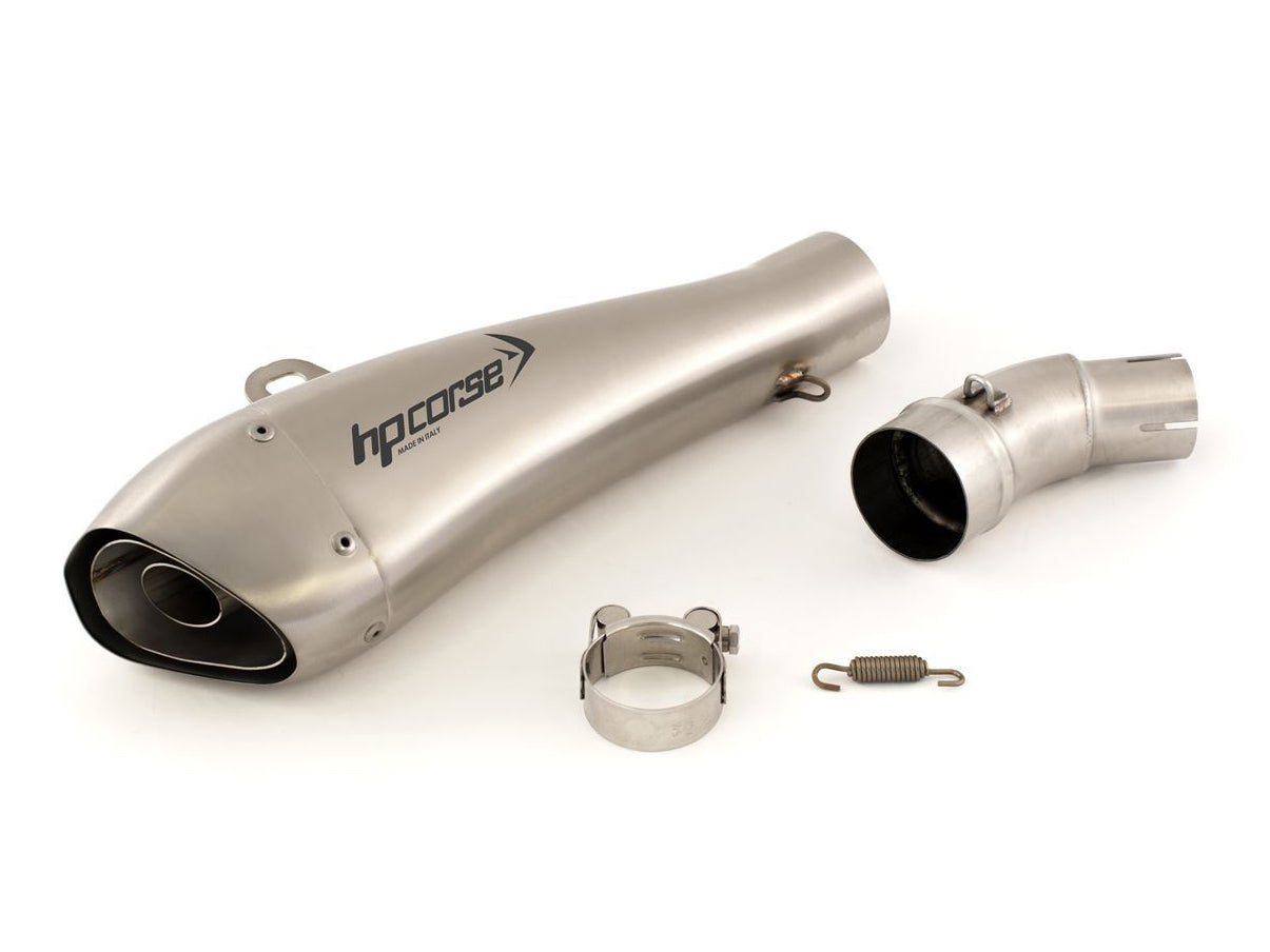 HP CORSE Suzuki GSR750 Slip-on Exhaust "Hydroform Satin" (EU homologated)