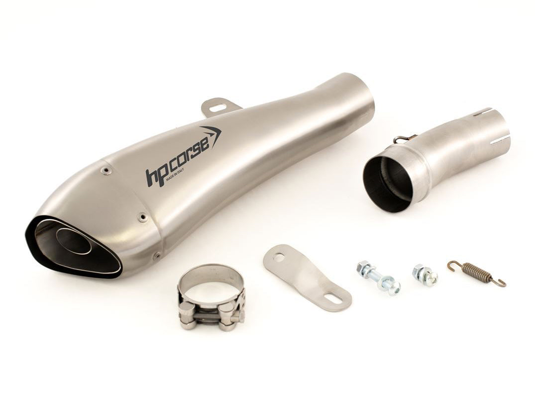 HP CORSE Suzuki GSX-R600 / GSX-R750 (06/07) Slip-on Exhaust "Hydroform Satin" (EU homologated)