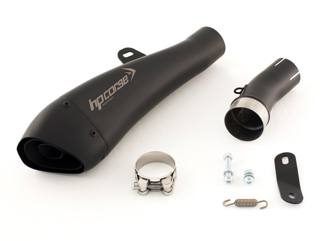 HP CORSE Suzuki GSX-R600 / GSX-R750 (06/07) Slip-on Exhaust "Hydroform Black" (EU homologated)