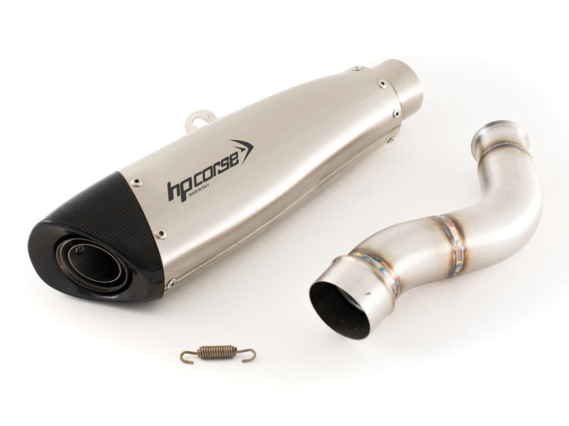 HP CORSE Triumph STREET TRIPLE 765 Slip-on Exhaust "Evoxtreme Satin 310 mm" (racing)