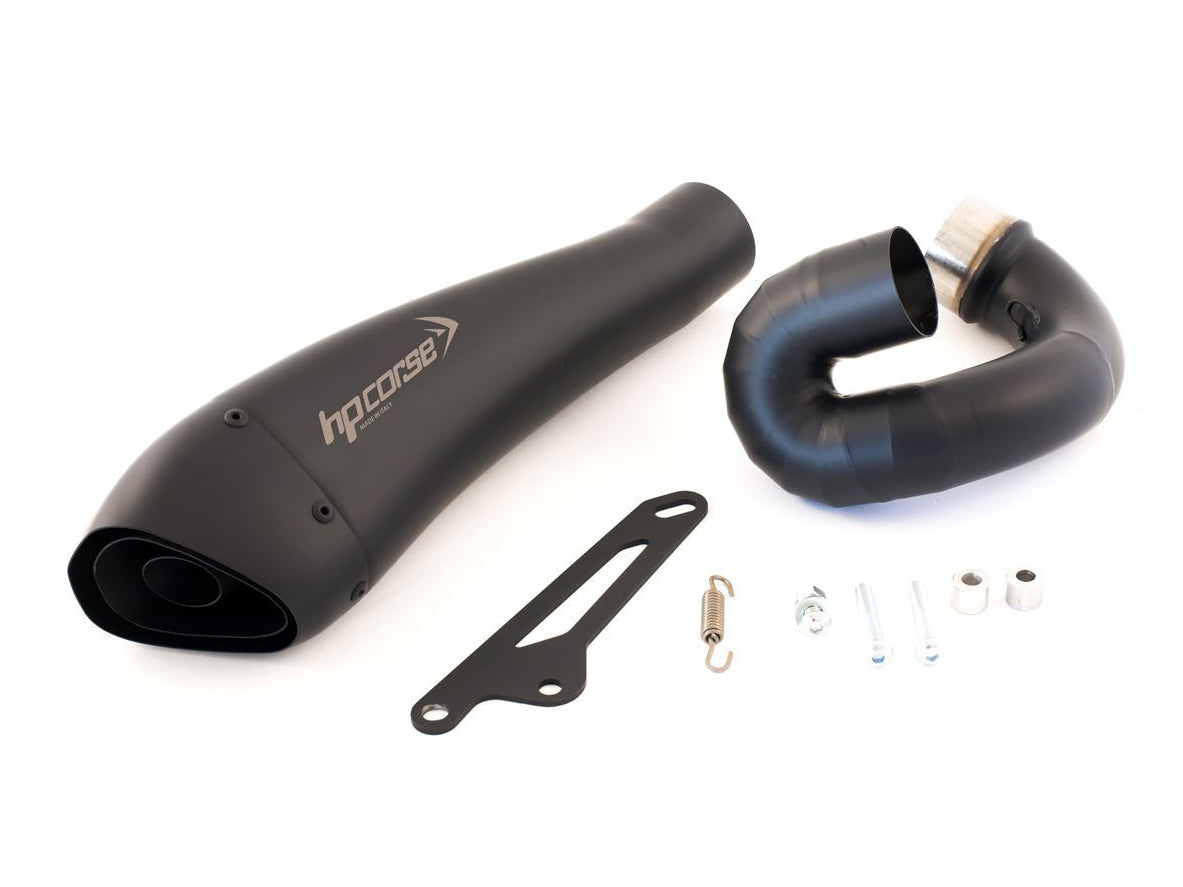 HP CORSE Triumph Street Triple (08/12) Slip-on Exhaust "Hydroform Black" (EU homologated)