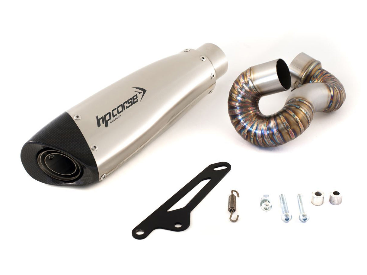 HP CORSE Triumph Street Triple (08/12) Slip-on Exhaust "Evoxtreme Satin" (EU homologated)