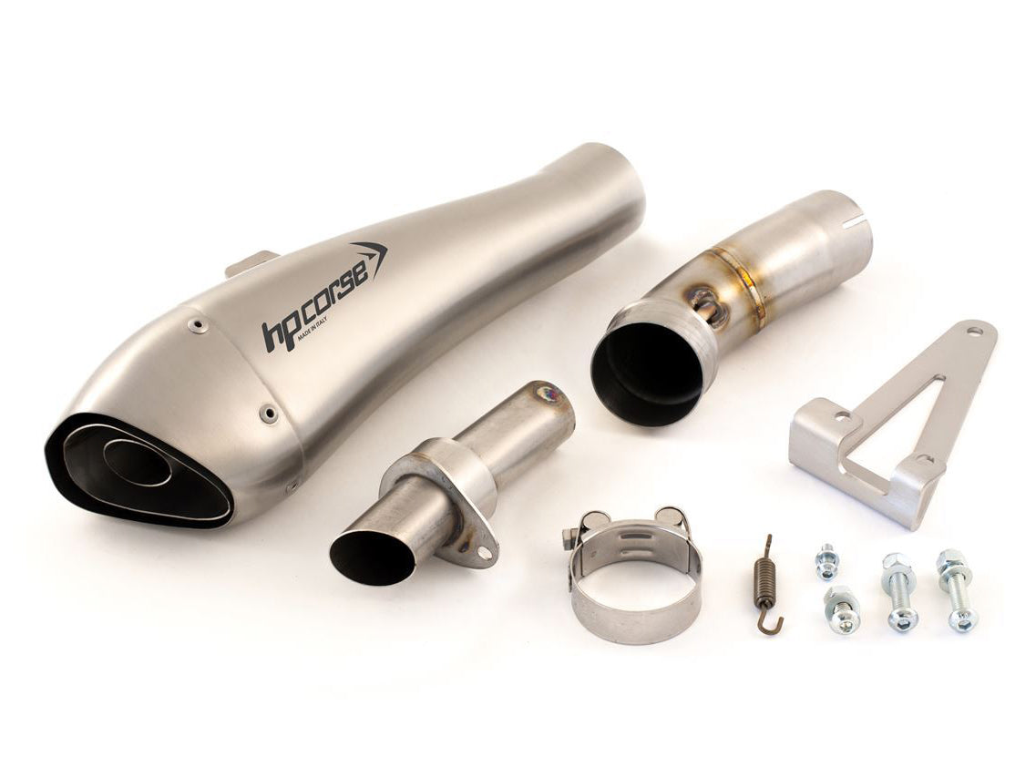 HP CORSE Triumph Speed Triple (16/17) Slip-on Exhaust "Hydroform Satin" (racing)