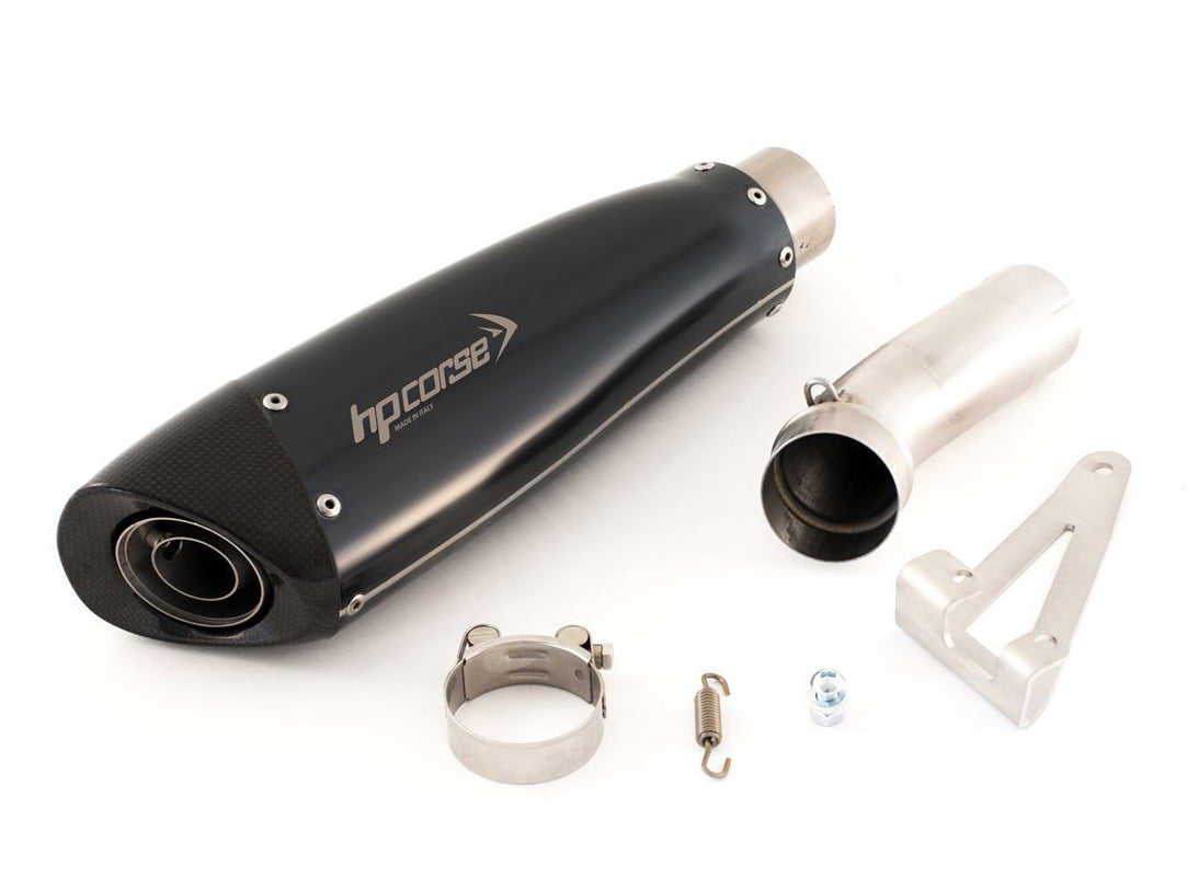 HP CORSE Triumph Speed Triple 1050 (11/15) Slip-on Exhaust "Evoxtreme Black" (EU homologated)