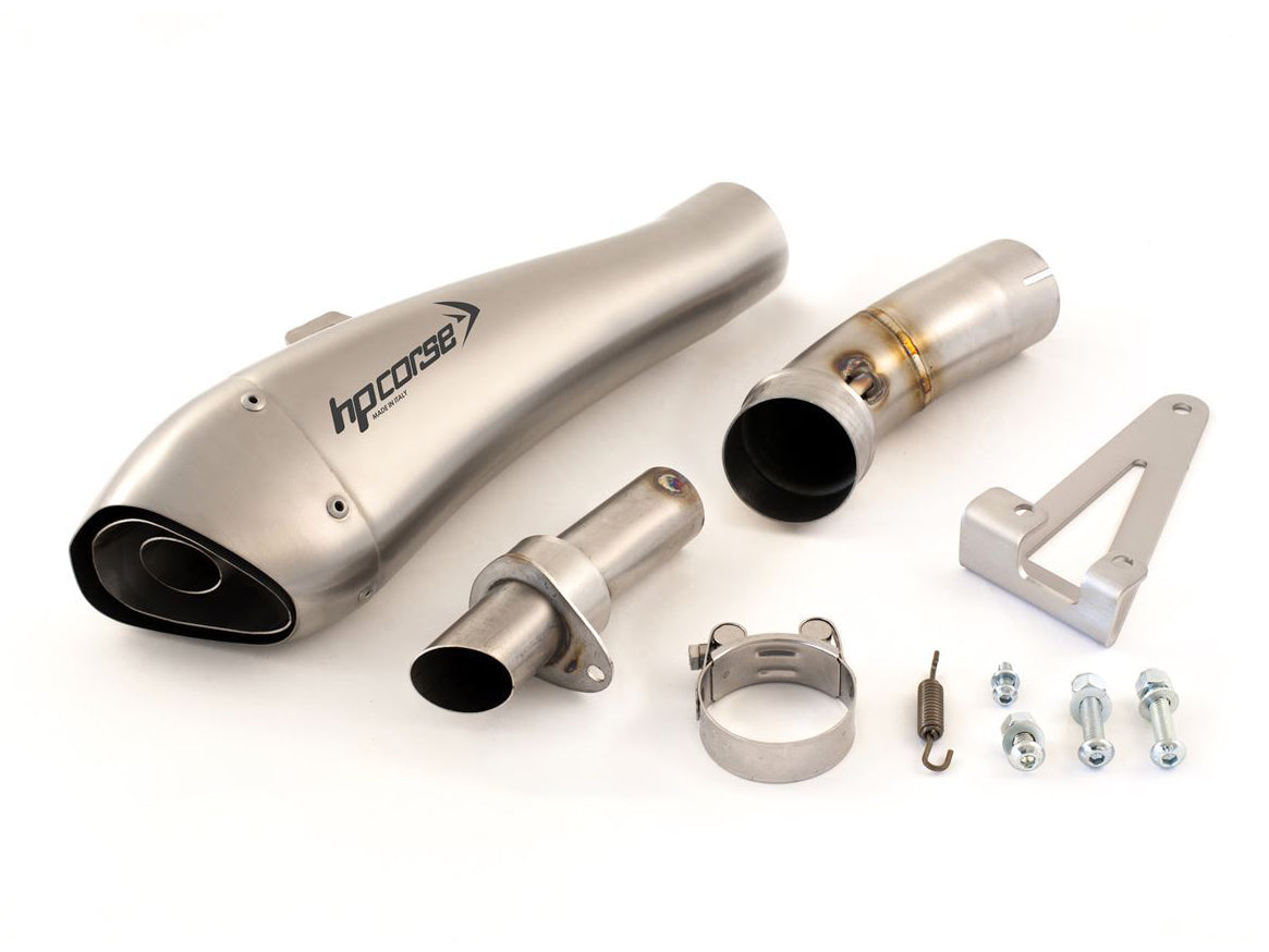 HP CORSE Triumph Speed Triple 1050 (11/15) Slip-on Exhaust "Hydroform Satin" (EU homologated)