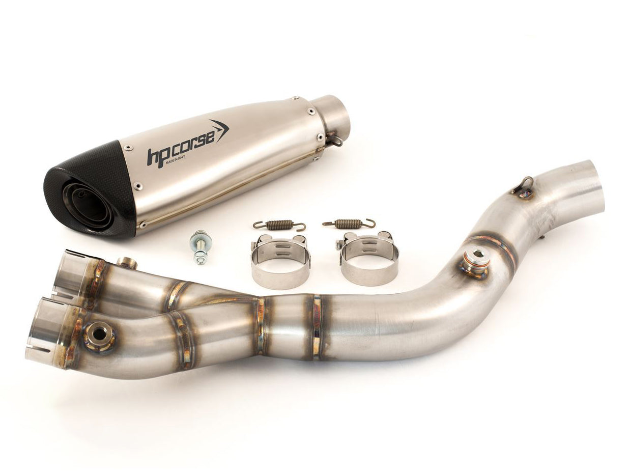 HP CORSE Yamaha YZF-R1 (15/17) Slip-on Exhaust "Evoxtreme Satin" (racing)