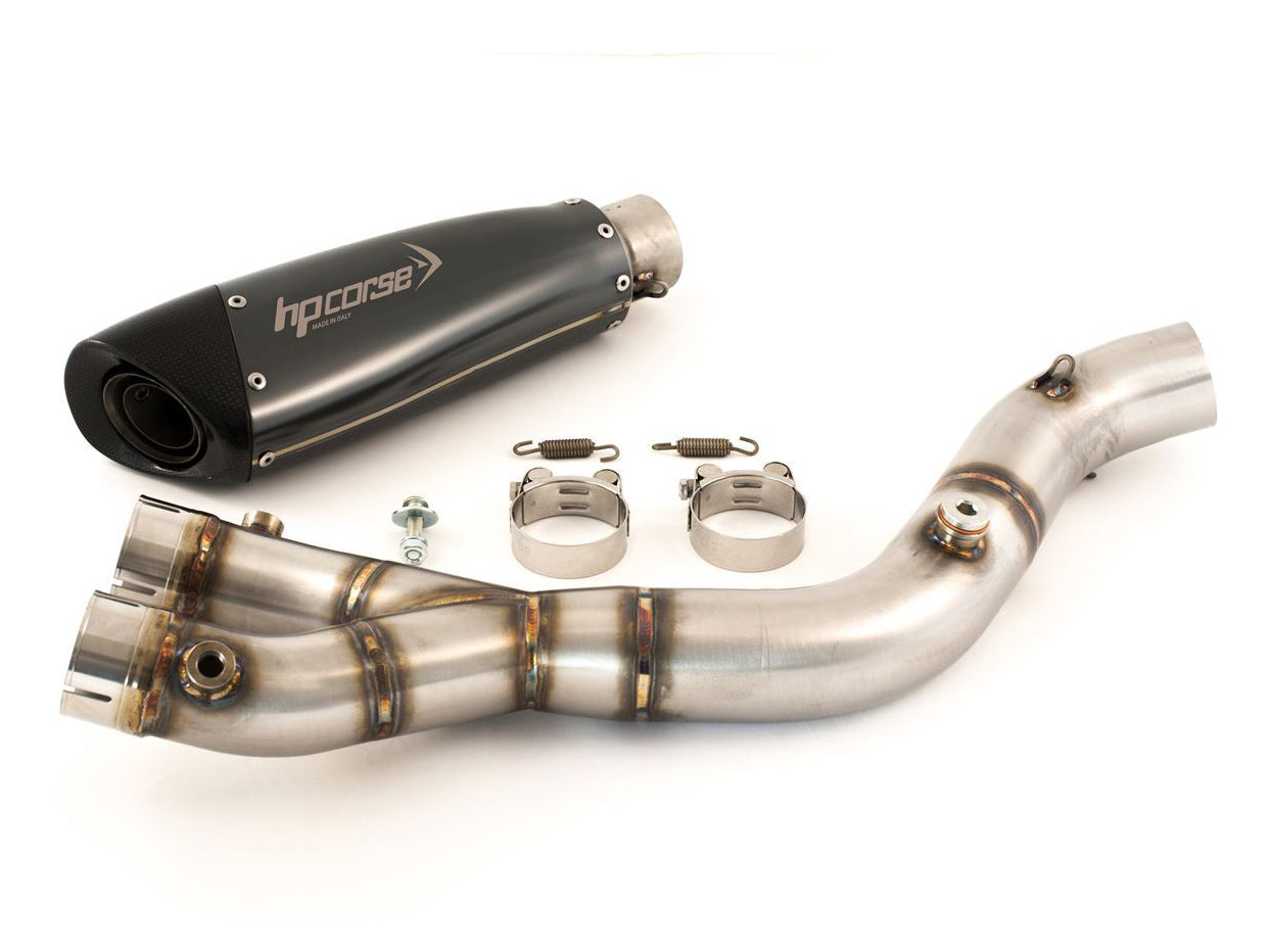 HP CORSE Yamaha YZF-R1 (15/17) Slip-on Exhaust "Evoxtreme Black" (racing)