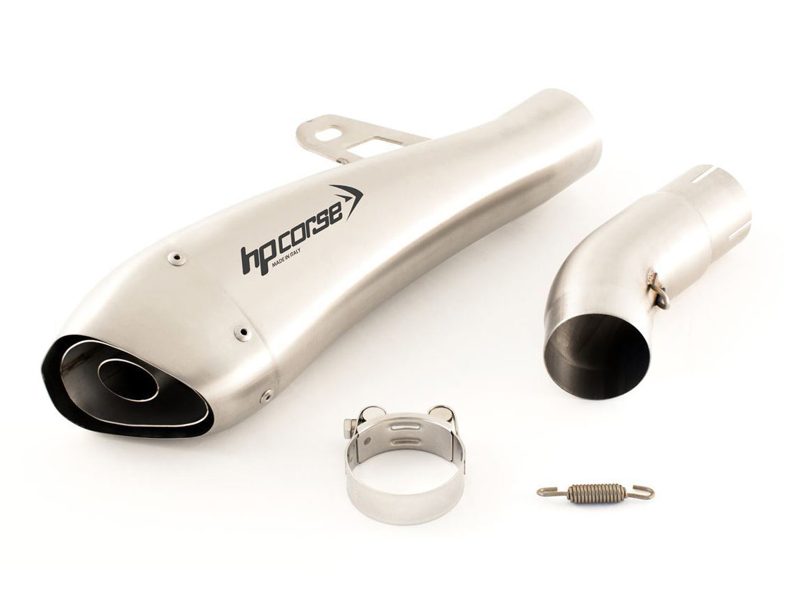 HP CORSE Yamaha FZ8 Fazer Slip-on Exhaust "Hydroform Satin" (EU homologated)