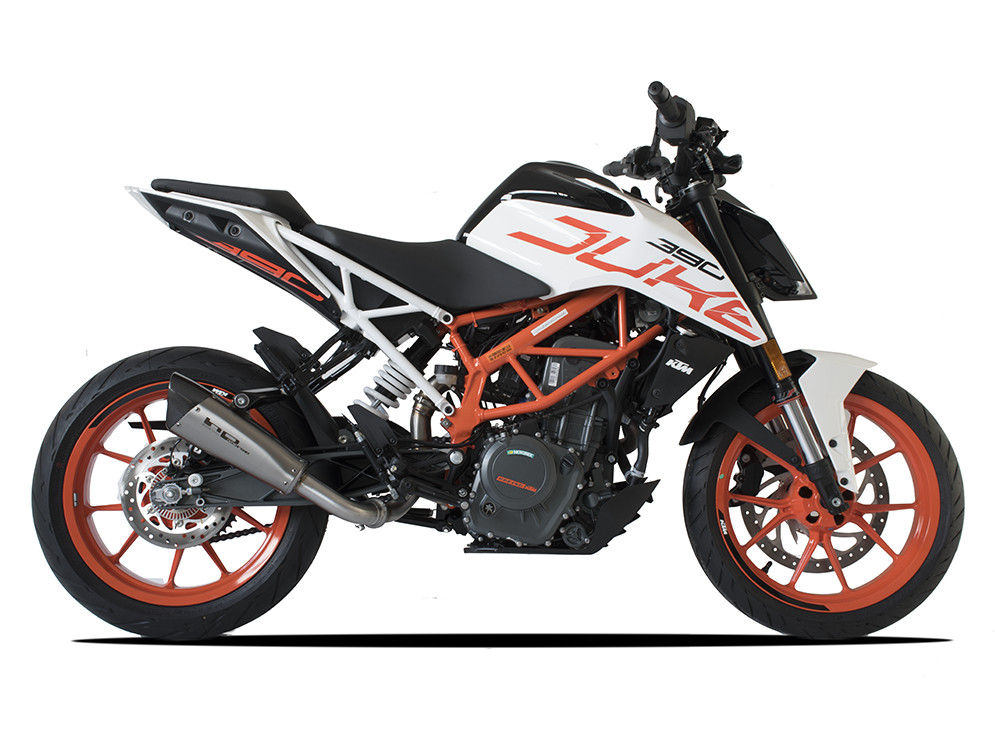 HP CORSE KTM 390 Duke (13/16) Slip-on Exhaust "Evoxtreme Satin" (racing)