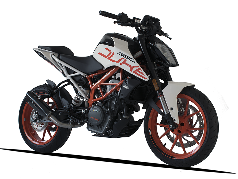 HP CORSE KTM 390 Duke (13/16) Slip-on Exhaust "Evoxtreme Black" (racing)