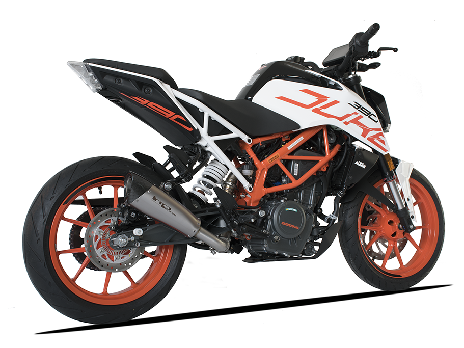 HP CORSE KTM 390 Duke (13/16) Slip-on Exhaust "Evoxtreme Satin" (racing)