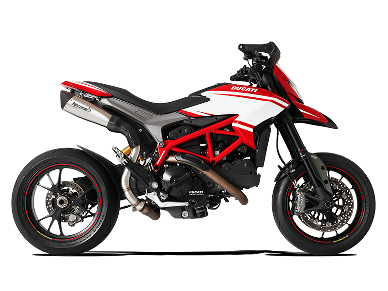 HP CORSE Ducati Hypermotard 821 High Position Slip-on Exhaust "Evoxtreme 310 Satin" (EU homologated)