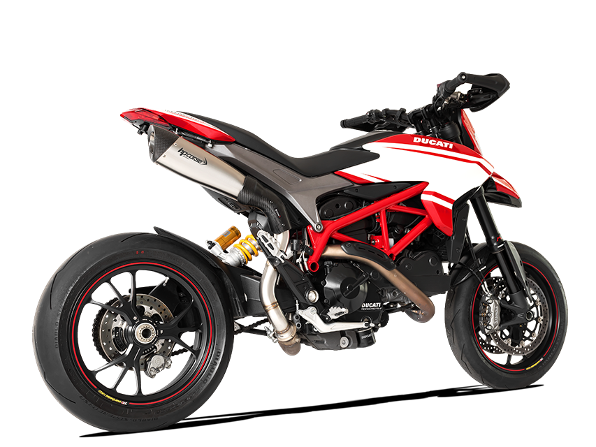 HP CORSE Ducati Hypermotard 821 High Position Slip-on Exhaust "Evoxtreme 310 Satin" (EU homologated)