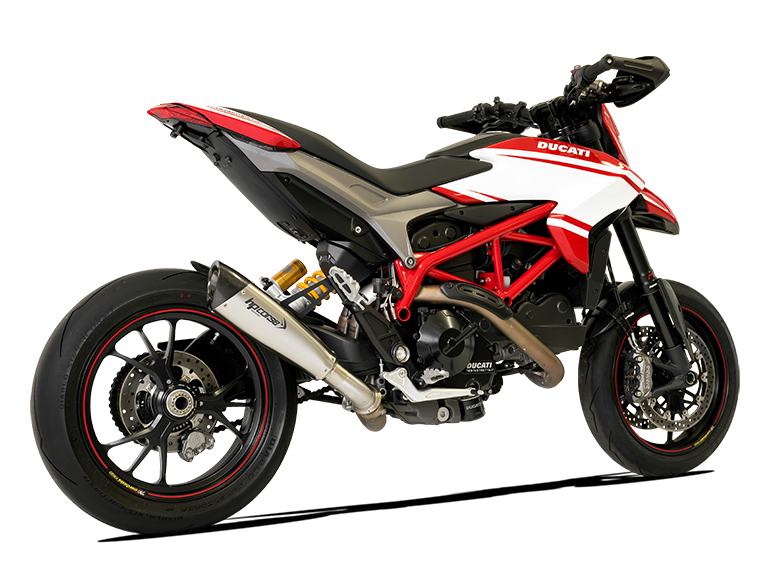 HP CORSE Ducati Hypermotard 821 Low Position Slip-on Exhaust "Evoxtreme 310 Satin" (EU homologated)