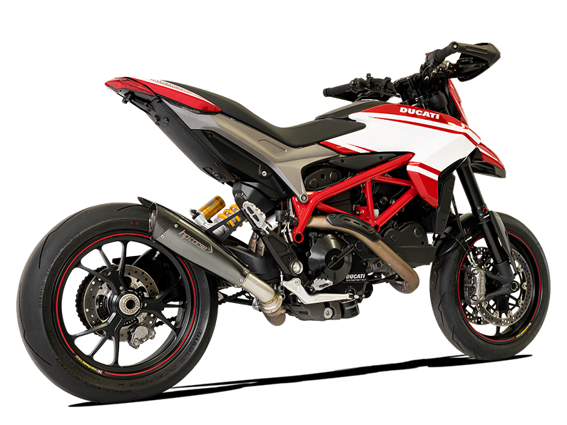 HP CORSE Ducati Hypermotard 821 Low Position Slip-on Exhaust "Evoxtreme 310 Black" (EU homologated)