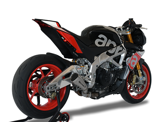 HP CORSE Aprilia Tuono V4 (15/16) Slip-on Exhaust "Hydroform Corsa Short Satin" (racing)