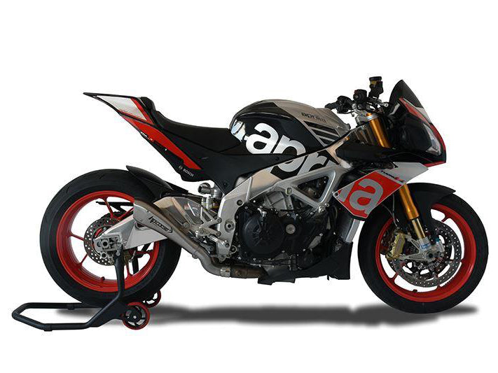 HP CORSE Aprilia Tuono V4 (15/16) Slip-on Exhaust "Hydroform Satin" (racing)