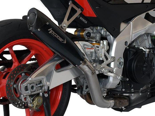 HP CORSE Aprilia Tuono V4 (15/16) Slip-on Exhaust "Evoxtreme 310 Black" (racing)