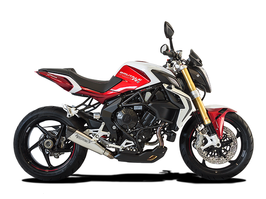 HP CORSE MV Agusta Brutale 675/800 Slip-on Exhaust "Evoxtreme 310 Satin" (EU homologated)