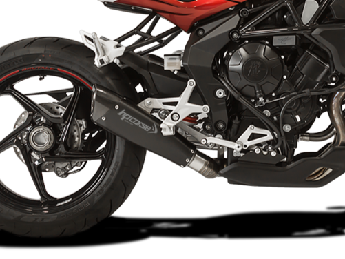 HP CORSE MV Agusta Brutale 675/800 Slip-on Exhaust "Evoxtreme 310 Black" (EU homologated)