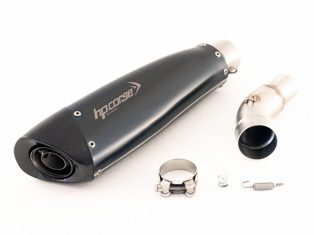 HP CORSE Honda CB600F Hornet (07/13) Slip-on Exhaust "Evoxtreme Black" (EU homologated)