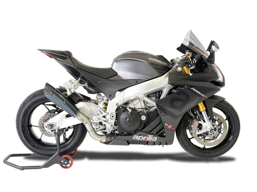 HP CORSE Aprilia RSV4 (15/16) Slip-on Exhaust "Evoxtreme 310 Black" (racing)