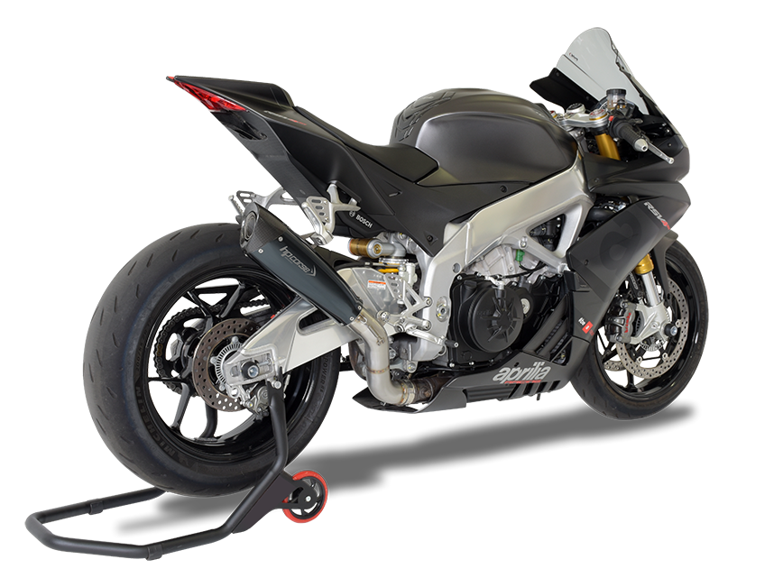 HP CORSE Aprilia RSV4 (15/16) Slip-on Exhaust "Evoxtreme 310 Black" (racing)