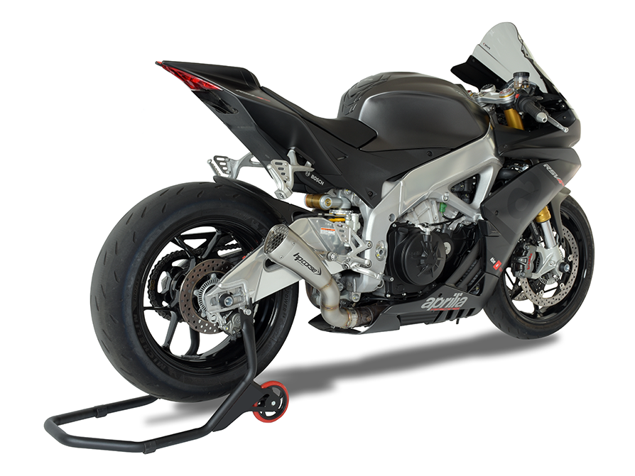 HP CORSE Aprilia RSV4 (15/16) Slip-on Exhaust "Hydroform Corsa Short Satin" (racing)