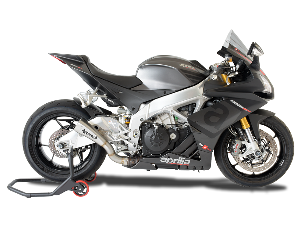 HP CORSE Aprilia RSV4 (15/16) Slip-on Exhaust "Hydroform Corsa Short Satin" (racing)