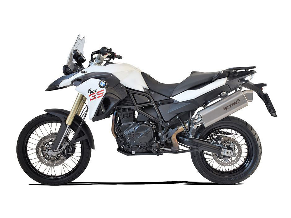 HP CORSE BMW F800GS Slip-on Exhaust "4-Track Satin" (EU homologated)