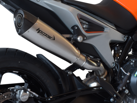 HP CORSE KTM 790 / 890 Duke Slip-on Exhaust "Evoxtreme Satin" (EU homologated)