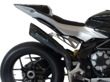 HP CORSE MV Agusta F3 High Position Slip-on Exhaust "Evoxtreme 310 Black" (EU homologated)